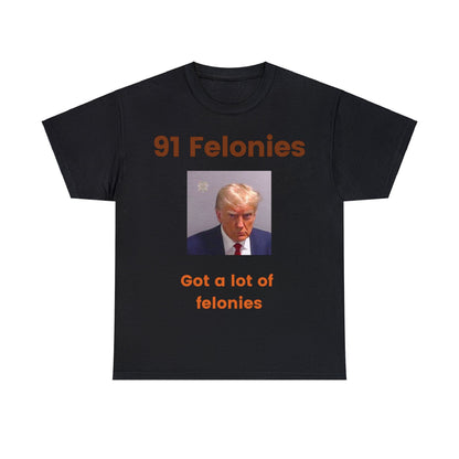 Trump "91 Felonies - Got a lot of felonies"