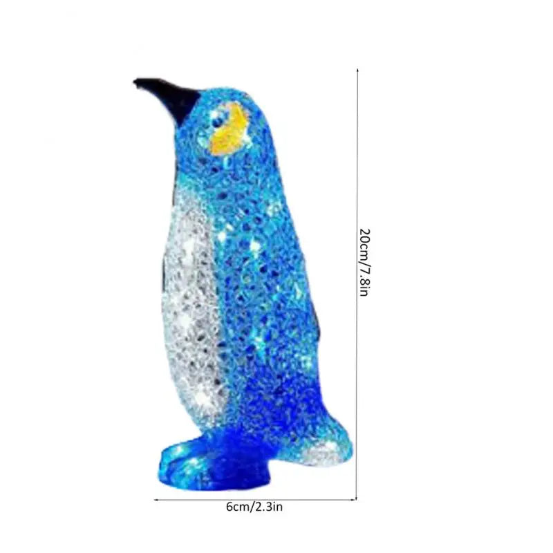 LED Penguin Deer Light Christmas Night Lamp Holiday Lighting Christmas Ornament Party Home Room Outdoor Decoration Decor Gift