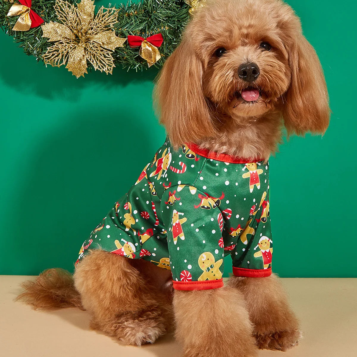 Dog Pet Clothes Christmas Clothing Holiday Cute Fashion  Shirt Pullover For Chihuahua  Small Cats Dogs Jacket Costume