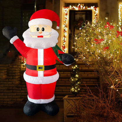 Brighten Your Garden with Christmas Inflatable Balloons - Eco-Friendly and LED Lit!