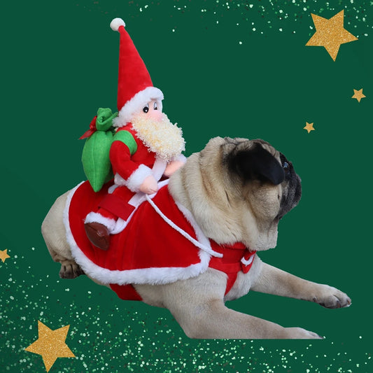 Festive Pet Hoodie: Adorable Santa Dress-Up for Christmas & New Year