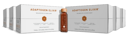 Adaptogen Elixir - For Your Serenity, Immunity, Focus and Sleep - 10 Bottles Per Box