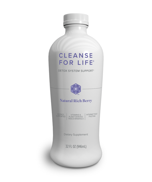 Cleanse for Life - Natural Rich Berry Flavor - Liquid - 32 oz Bottle